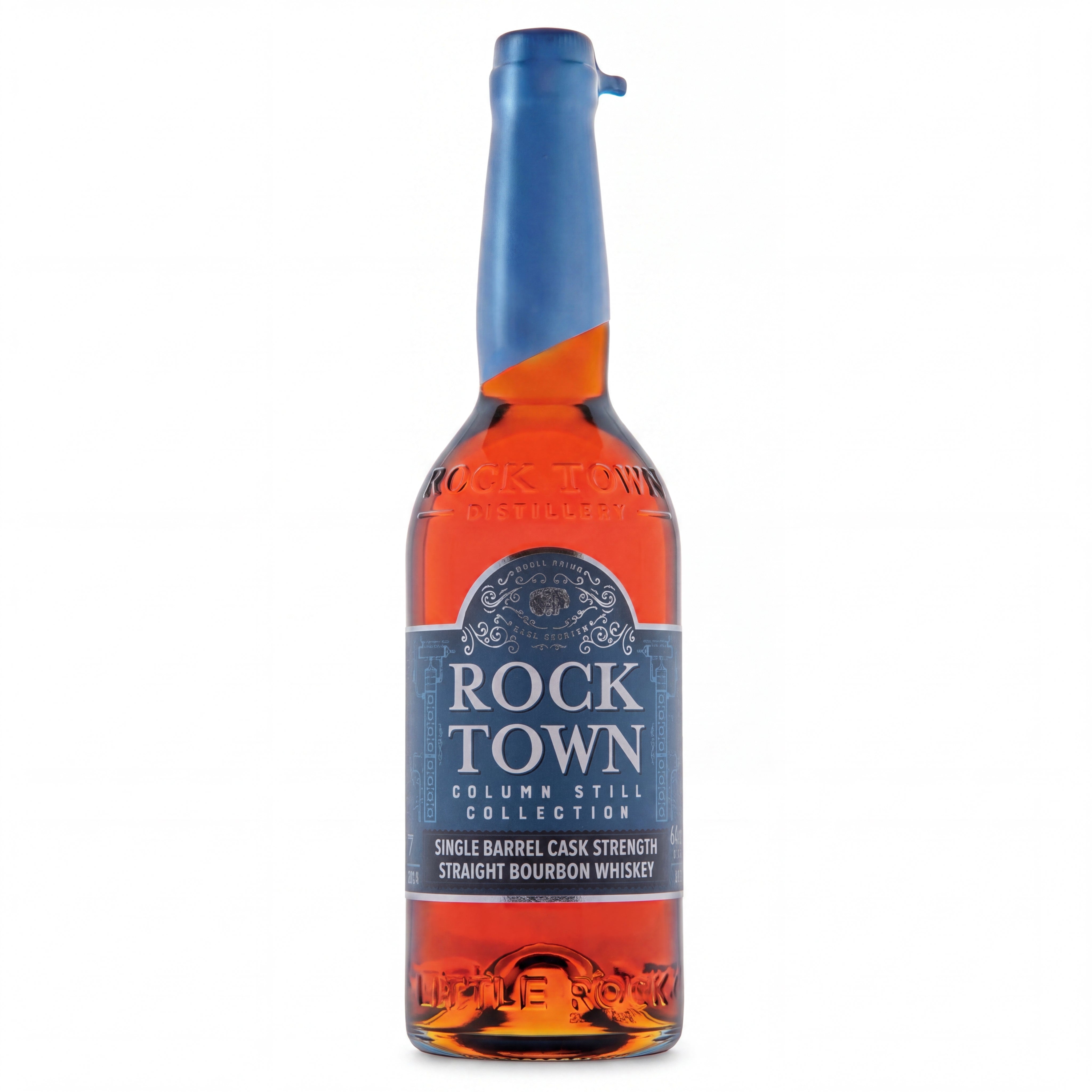 Rock Town Column Still Collection Single Barrel Cask Strength Straight Bourbon Whiskey 750ml