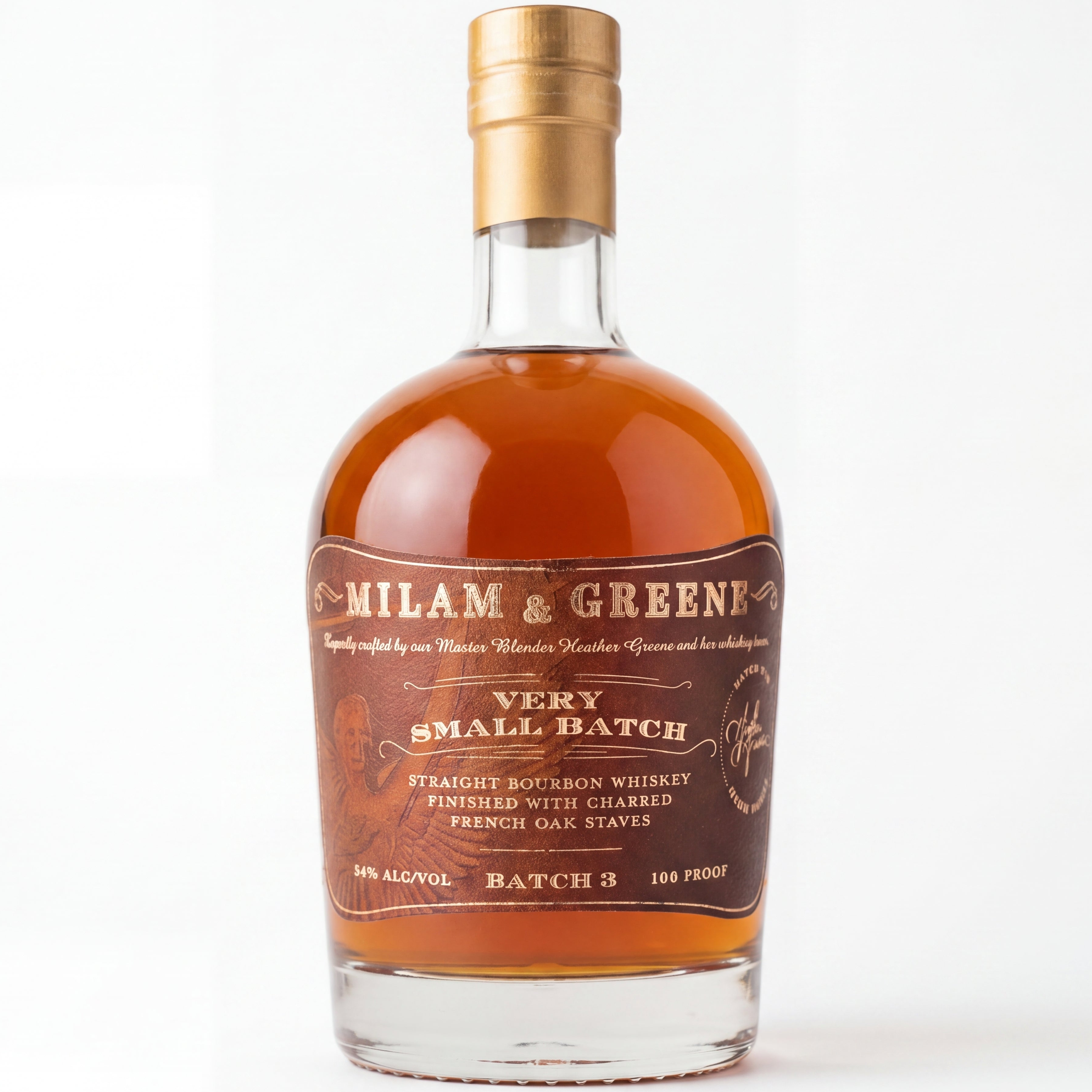 Milam & Greene Very Small Batch Straight Bourbon Whiskey 750ml