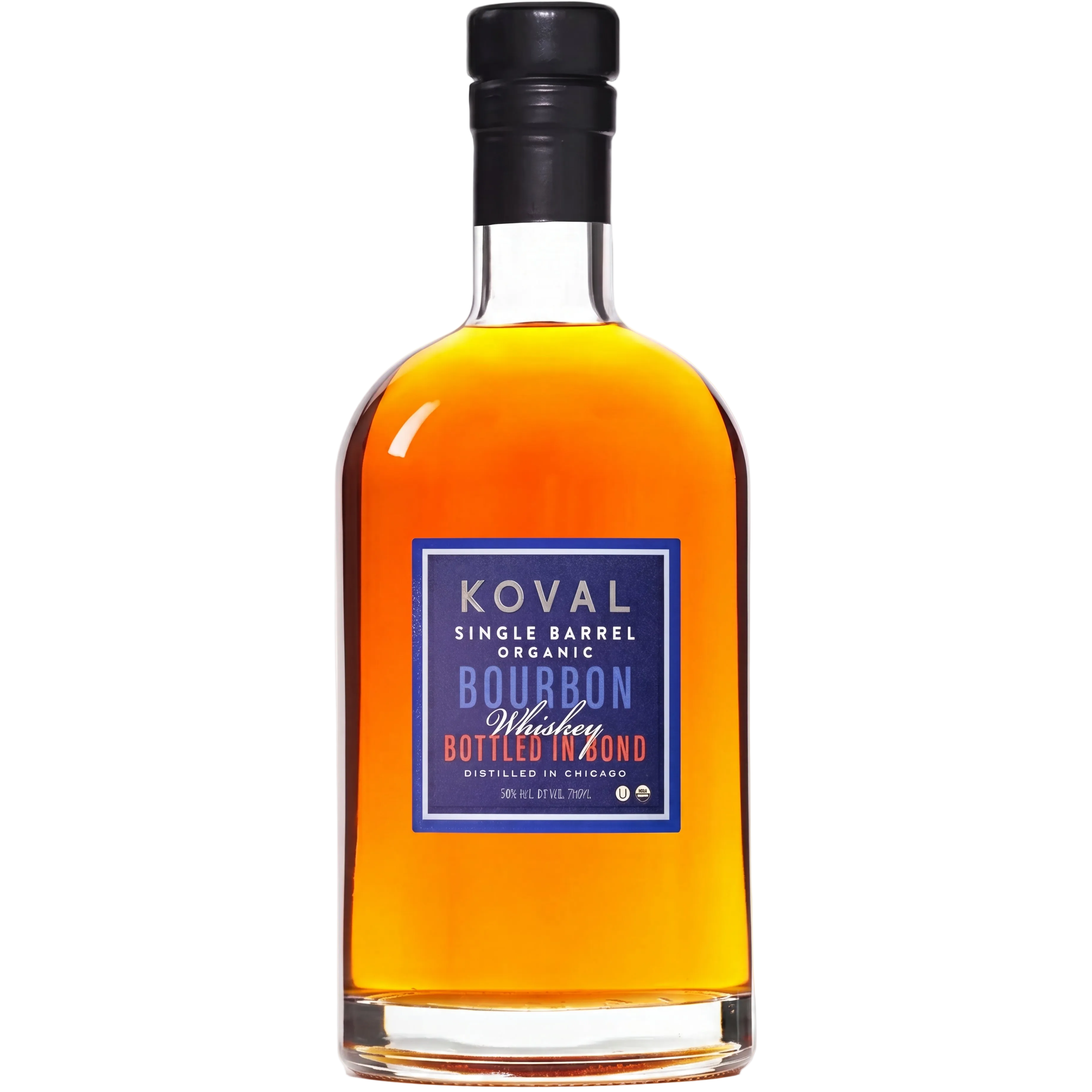 KOVAL Single Barrel Organic Bourbon Bottled in Bond 750ml