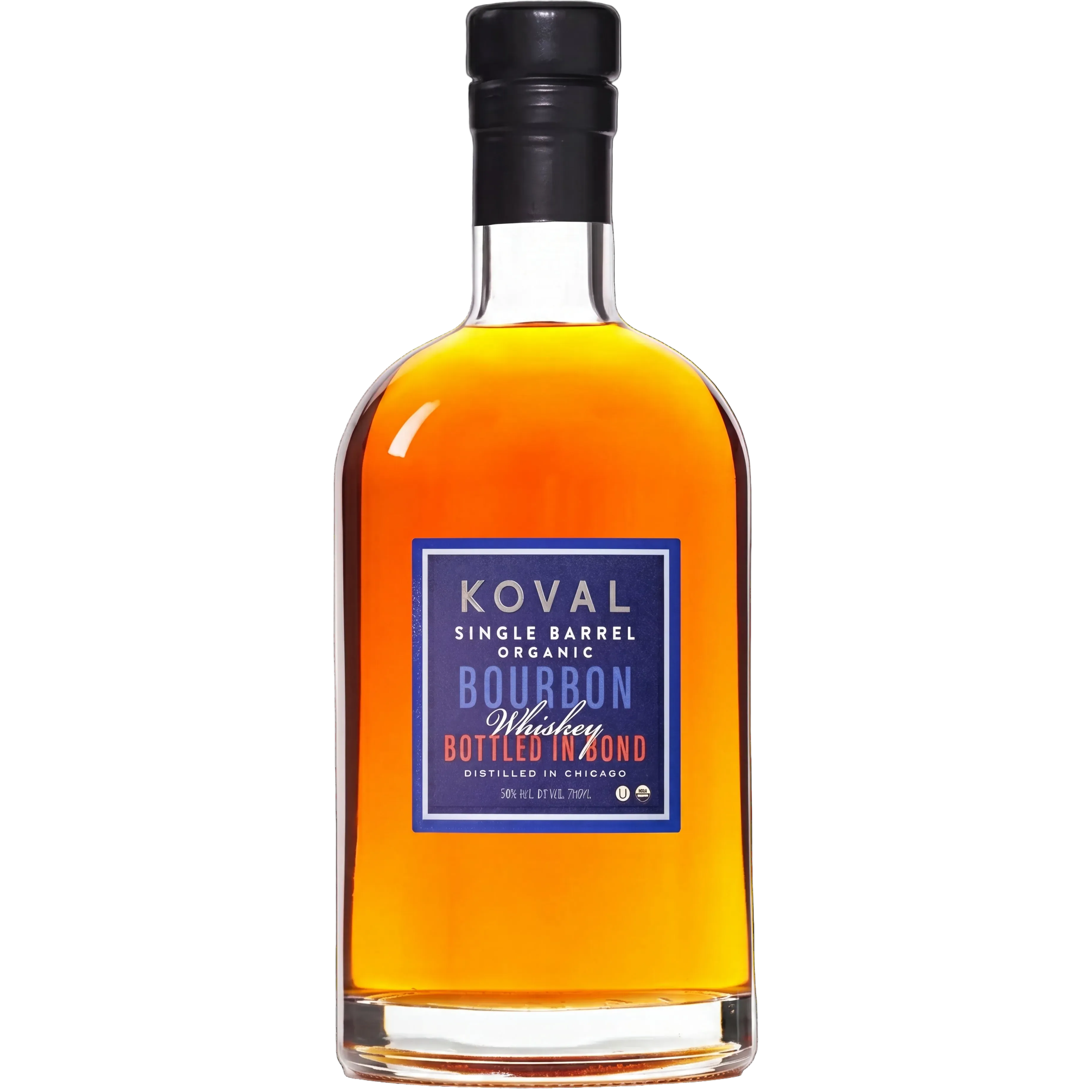 KOVAL Single Barrel Organic Bourbon Bottled in Bond