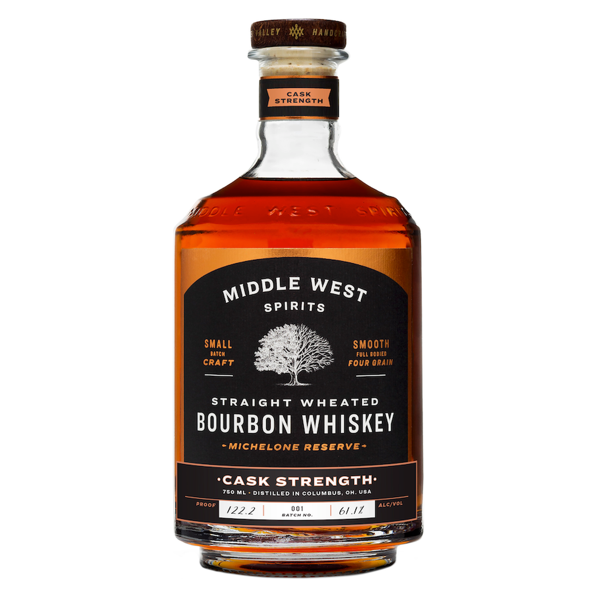 Middle West Spirits Michelone Reserve Straight Wheated Bourbon Cask Strength 750ml
