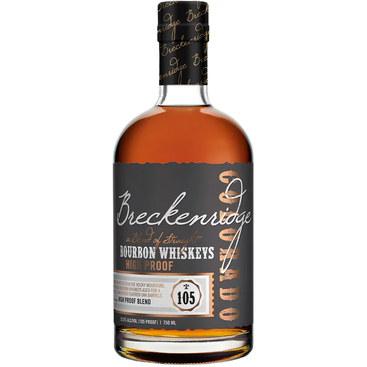 Breckenridge Distillers High Proof Blend of Straight Bourbon Whiskeys 750ml