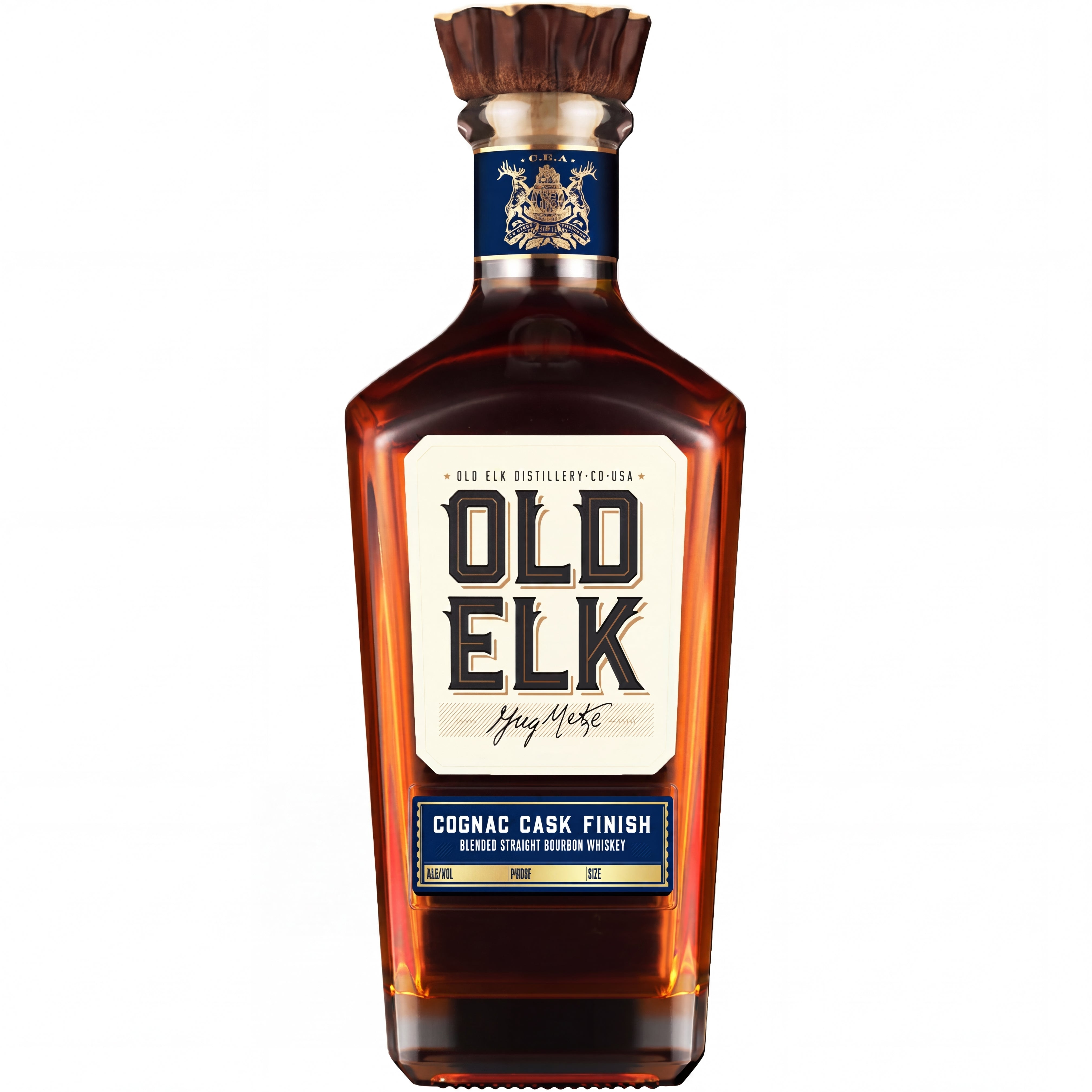 Old Elk Cognac Cask Finish Blended Straight Bourbon Whiskey 750ml