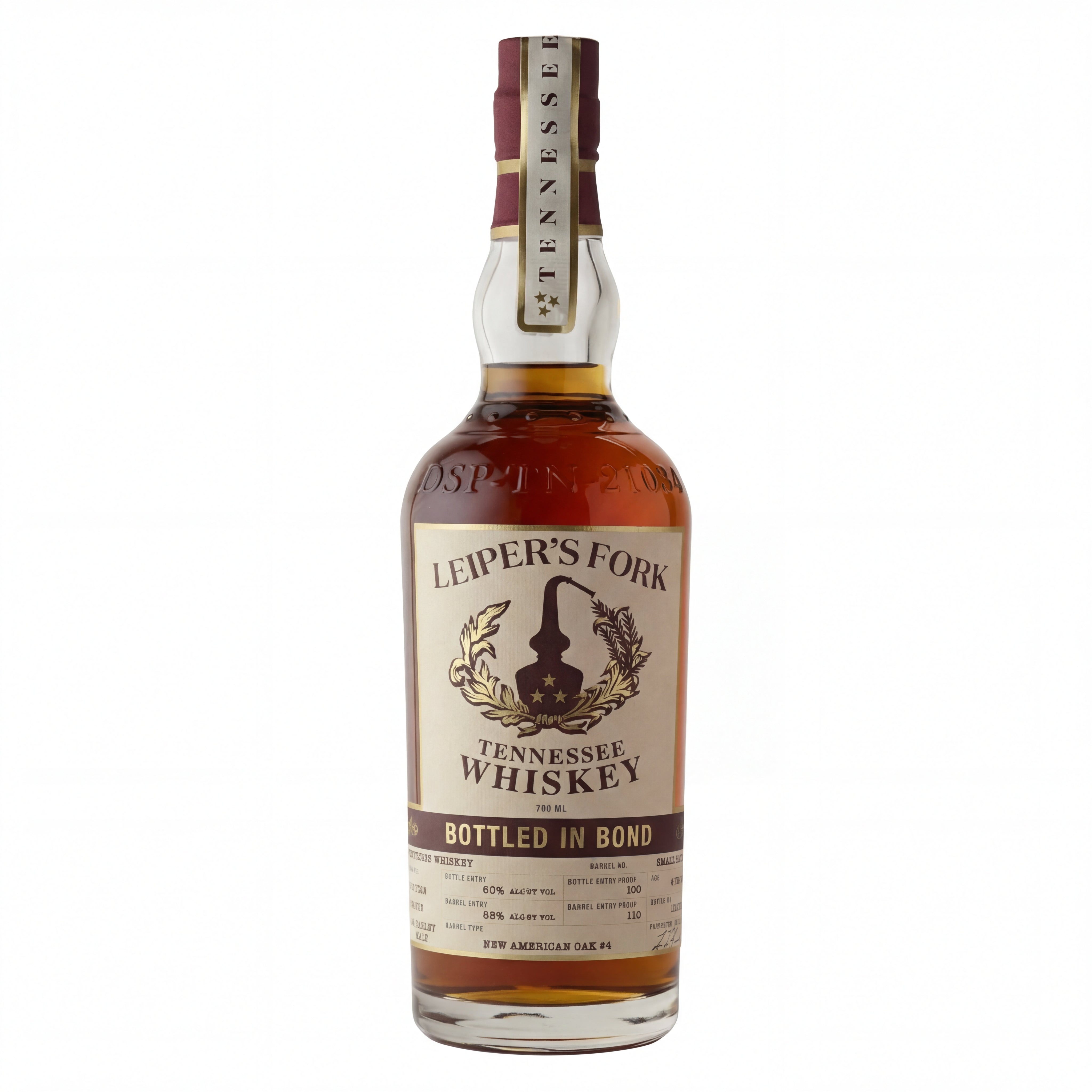 Leiper's Fork Tennessee Whiskey Bottled in Bond 750ml