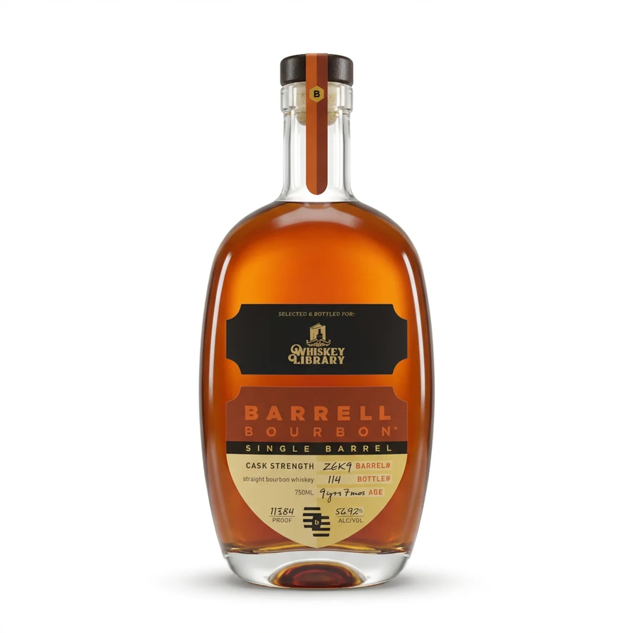 Barrell Craft Spirits Single Barrel: Z6K9 113.84 Proof 750ml