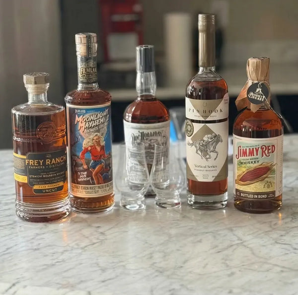 A member's Bourbon Mystery Box