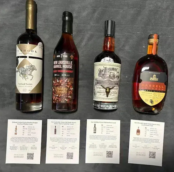 A member's Bourbon Mystery Box