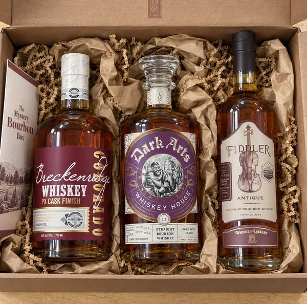 A member's Bourbon Mystery Box