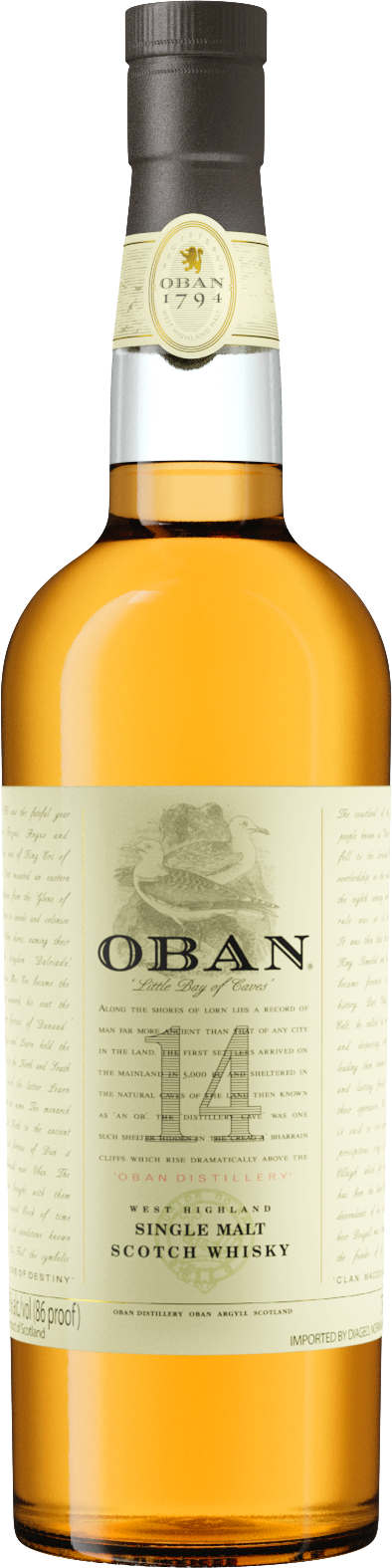 Oban 14 Years Old Single Malt Scotch Whisky 750ml