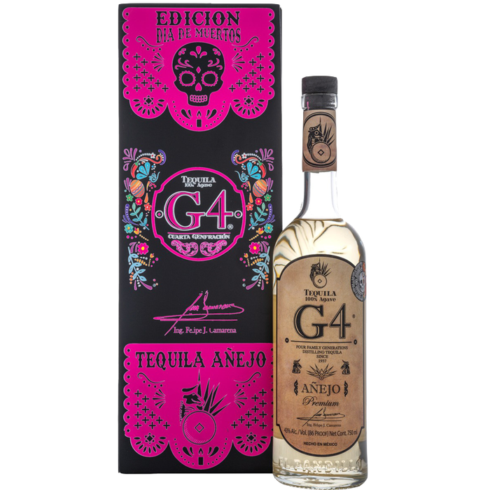 G4 Anejo De Madera Da De Muertos 2025 Magenta Box 750ml
