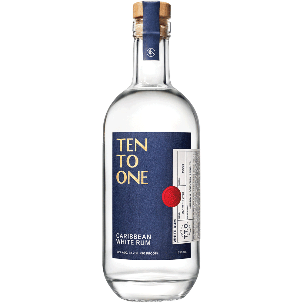 Ten to One Caribbean White Rum 750ml
