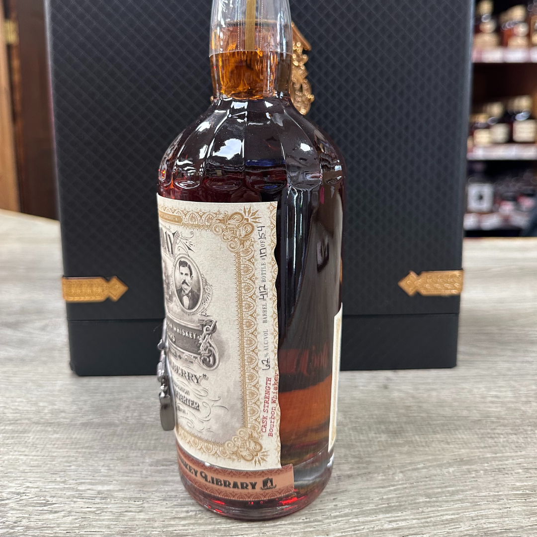 Doc Holliday 10 Years Old Single Barrel #412 Cask Strength Bourbon Whiskey 750ml (Whiskey Library Exclusive)