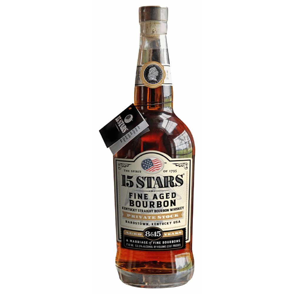 15 Stars Fine Aged Bourbon Private Stock 750ml