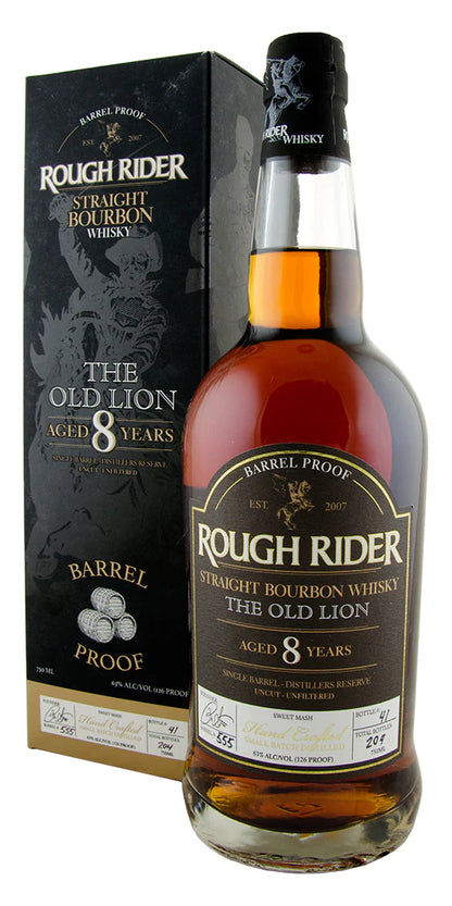 Rough Rider The Old Lion 8 Year Old Straight Bourbon Whiskey