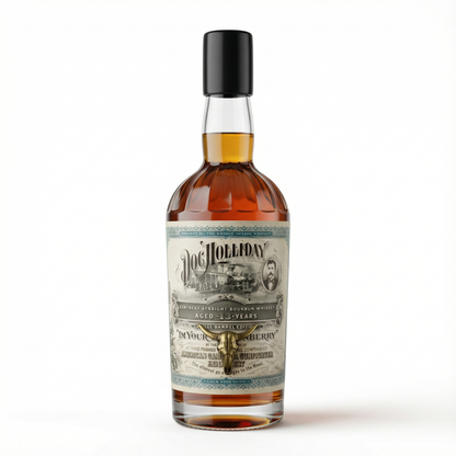 Doc Holliday 13 Year Kentucky Bourbon Hunter Bag W/Bullet Flask 750ml