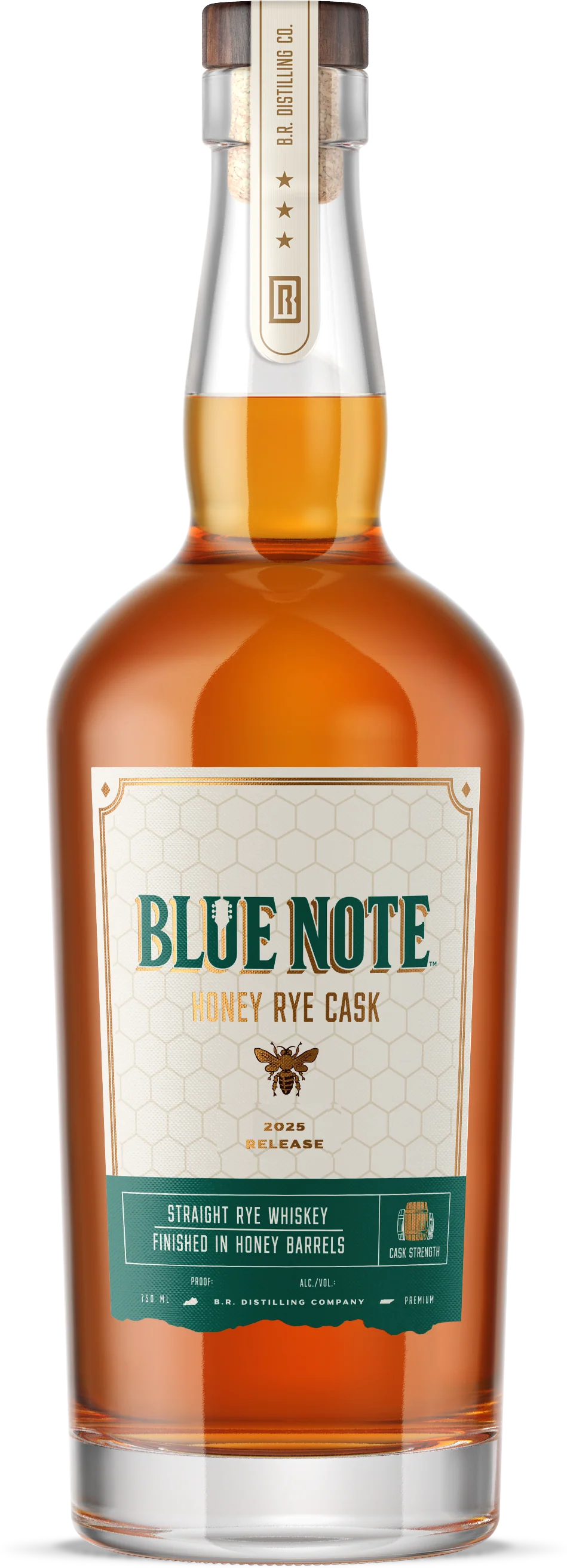 Blue Note Honey Rye Whiskey 750ml