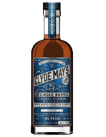 Clyde May's Aged Five Years Single Barrel Straight Bourbon Whiskey 750ml