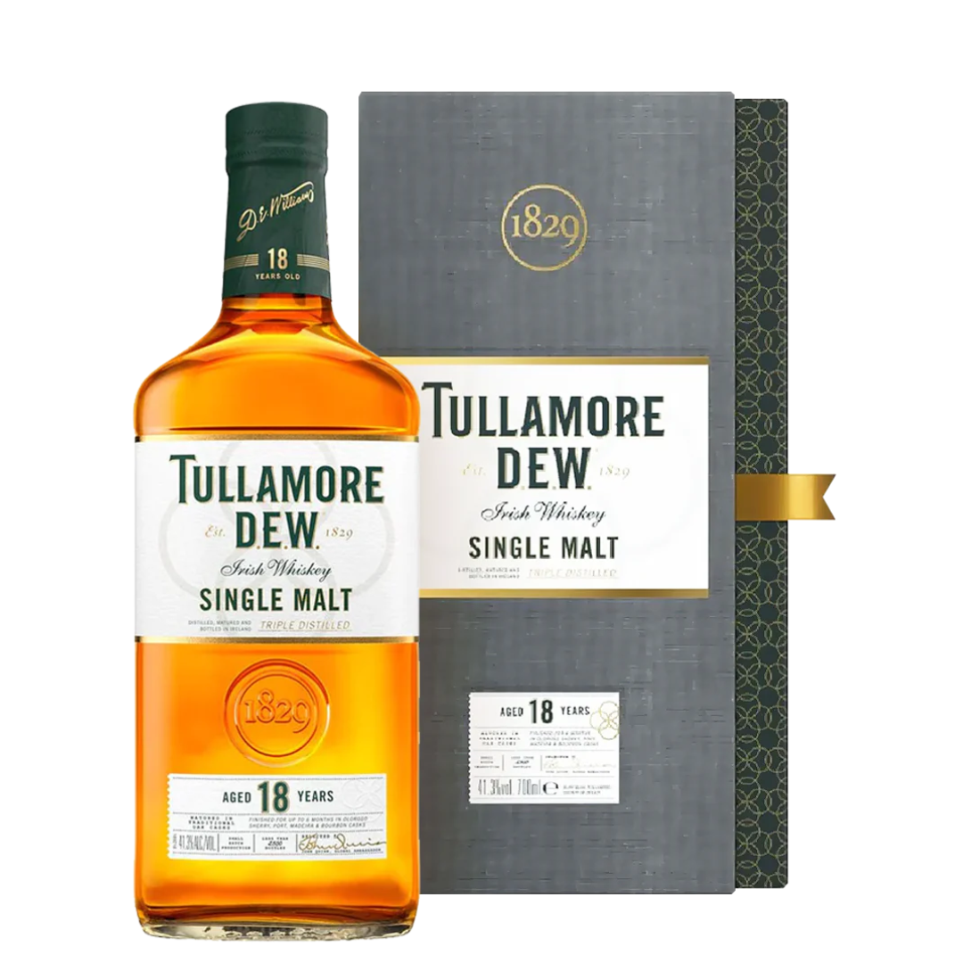 Tullamore D.E.W. 18 Years Old Single Malt Irish Whiskey 750ml