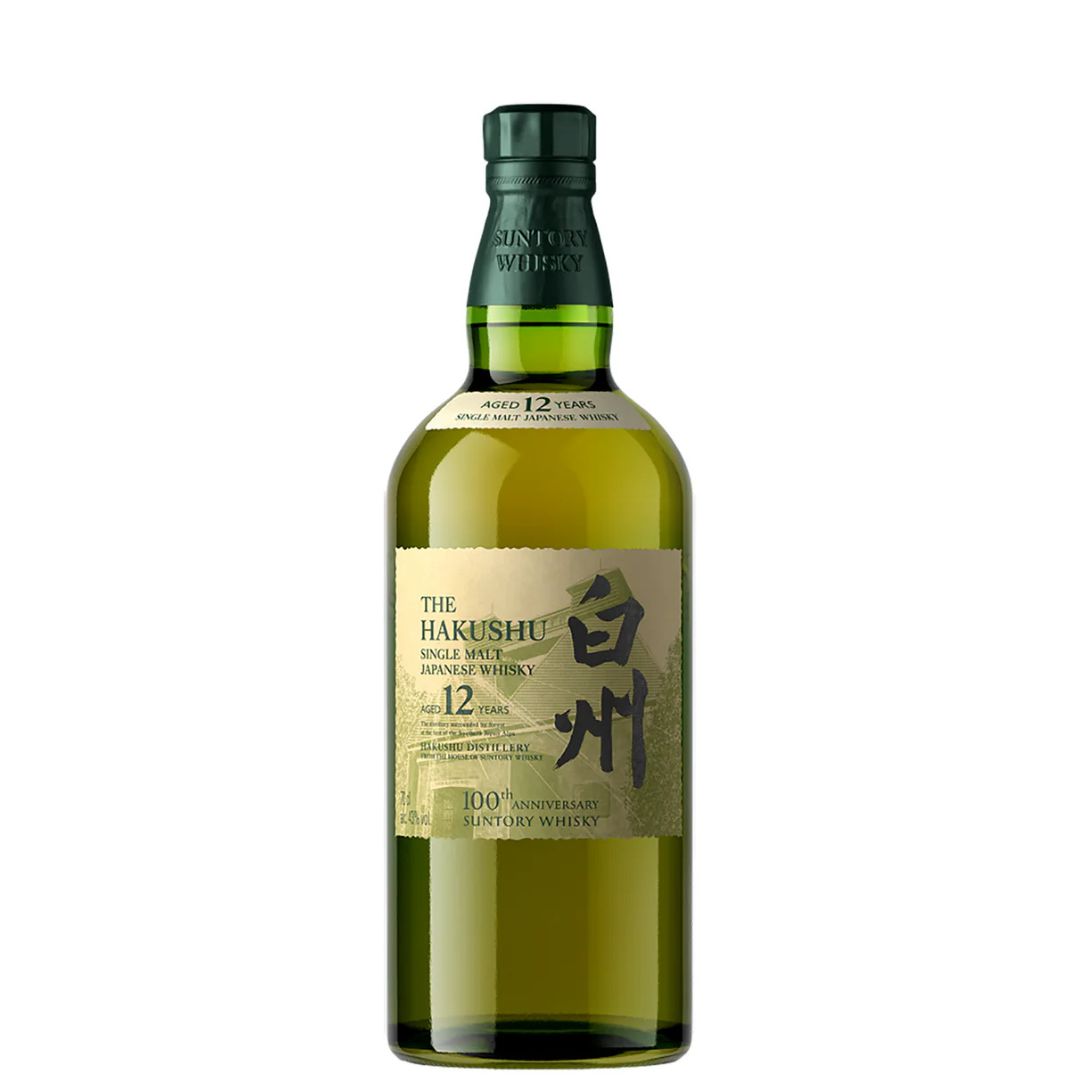 The Hakushu 12 Year Old Single Malt Japanese Whisky 100Th Anniversary Edition 750ml