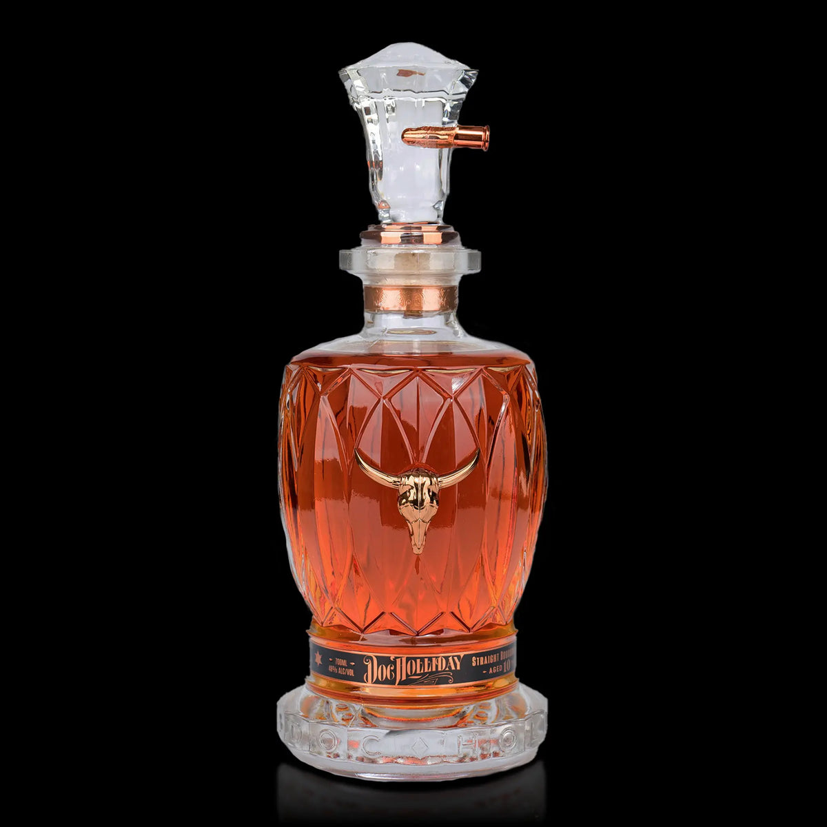 Doc Holliday 10 Year Bourbon 750ml - Limited Edition Decanter Gift Set