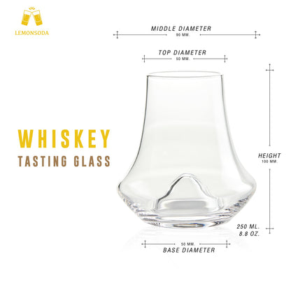 Whiskey Snifter Glasses Set of 2x250 mL / 8.5 fl. oz