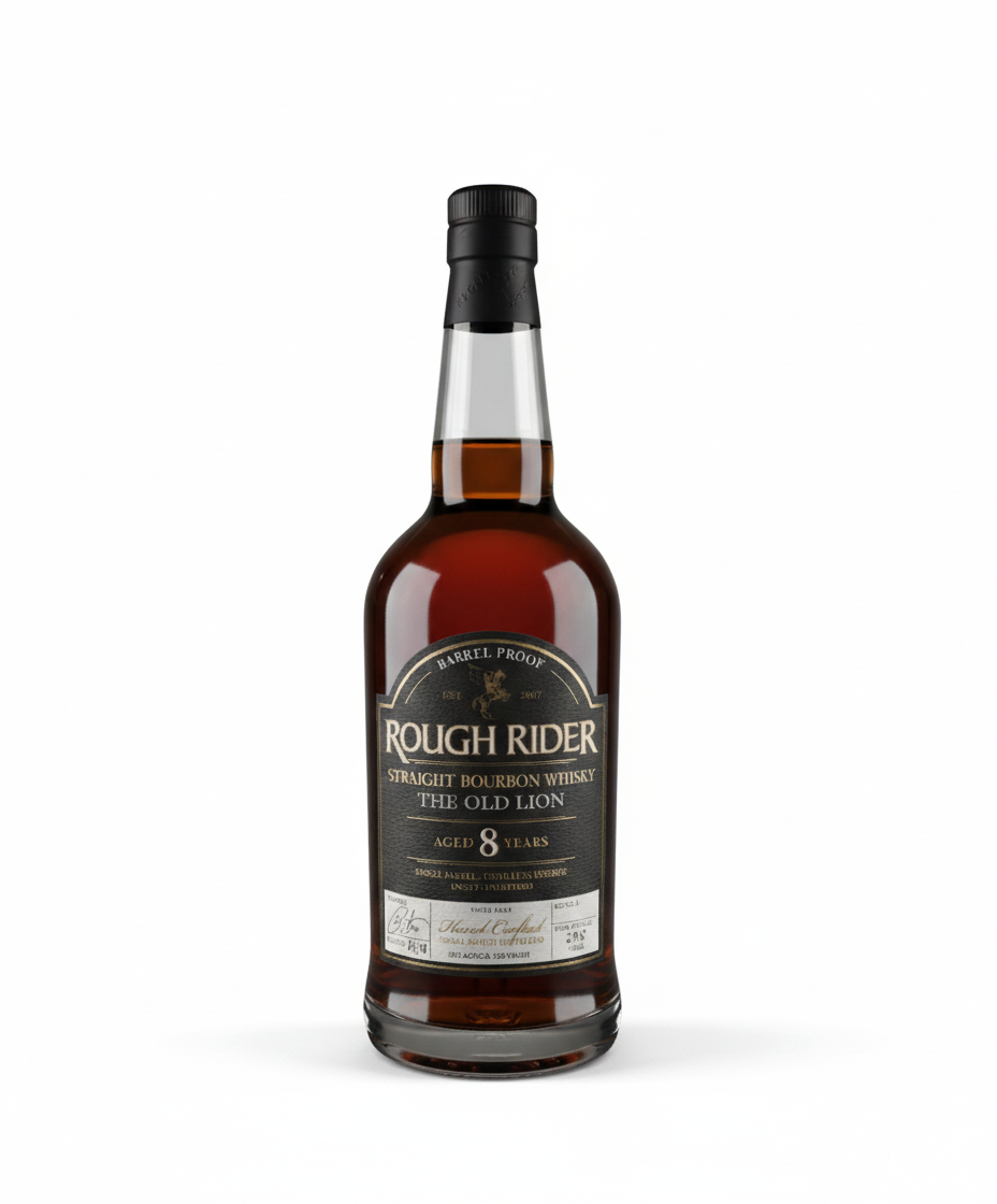 Rough Rider The Old Lion 8 Year Old Straight Bourbon Whiskey 750ml