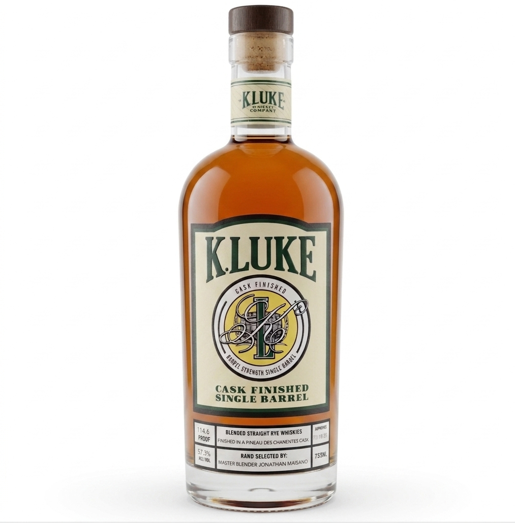 K.LUKE Single Barrel Rye Finished in Pineau Des Charentes Cask 750ml