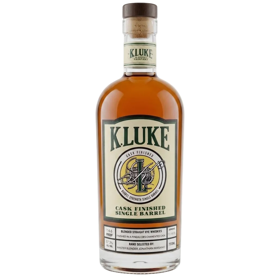 K.LUKE Single Barrel Rye Finished in Pineau Des Charentes Cask 750ml