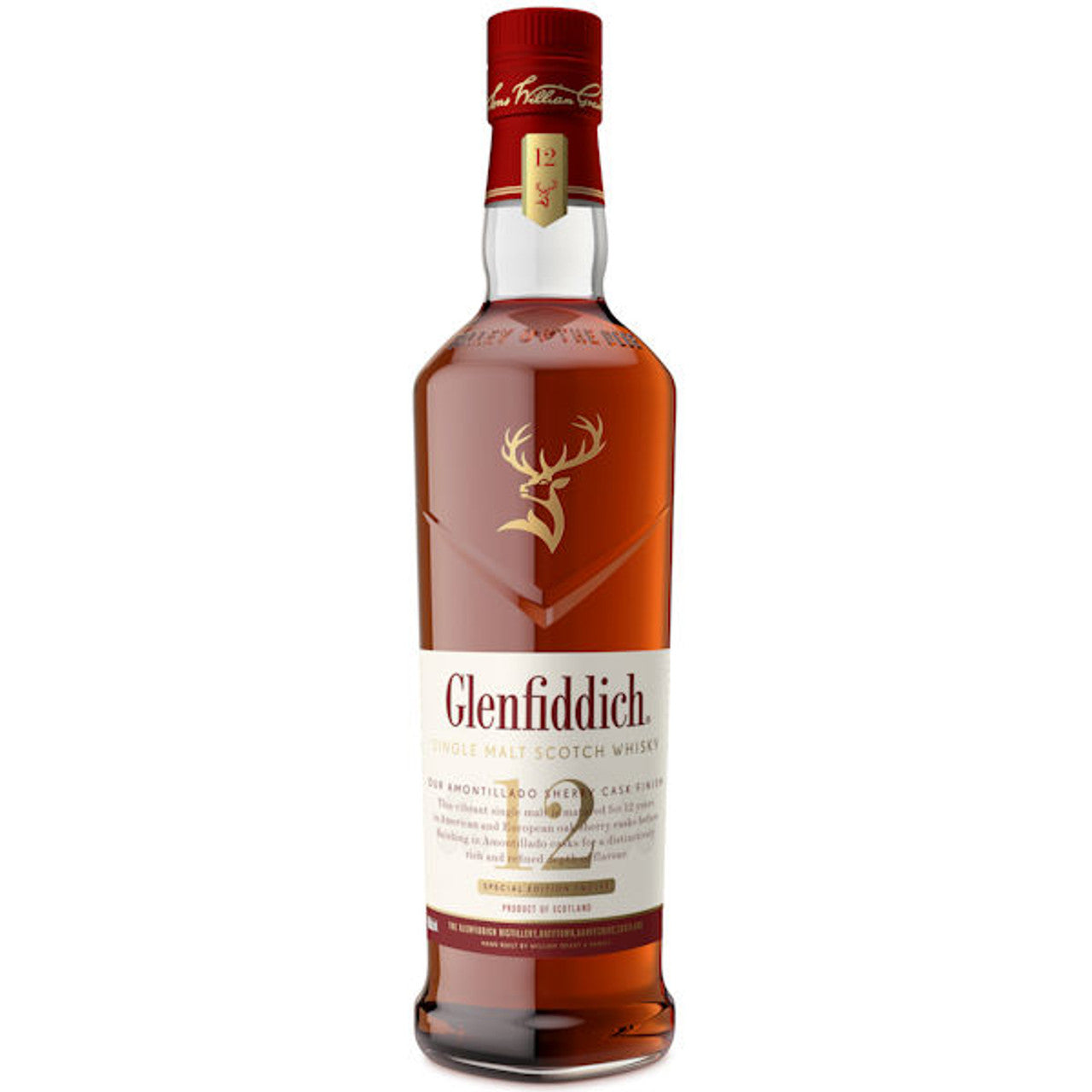 Glenfiddich 12 Year Sherry Cask Finish Scotch 750ml