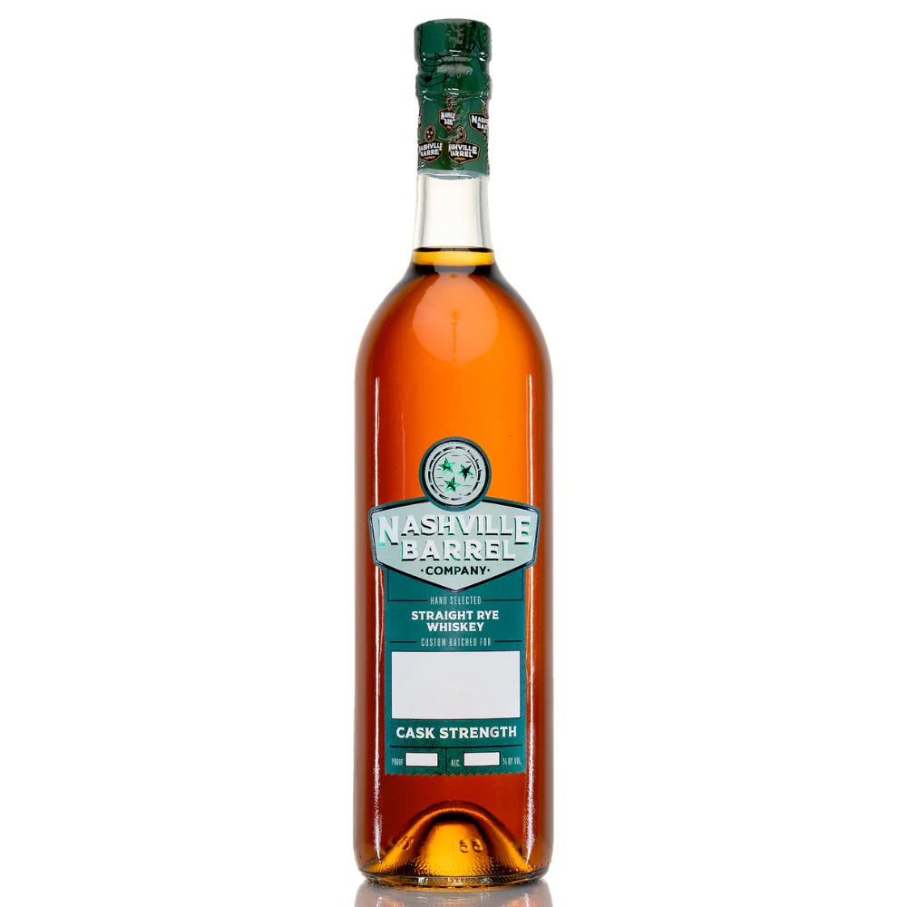 Nashville Barrel Company Cask Strength Rye 750ml