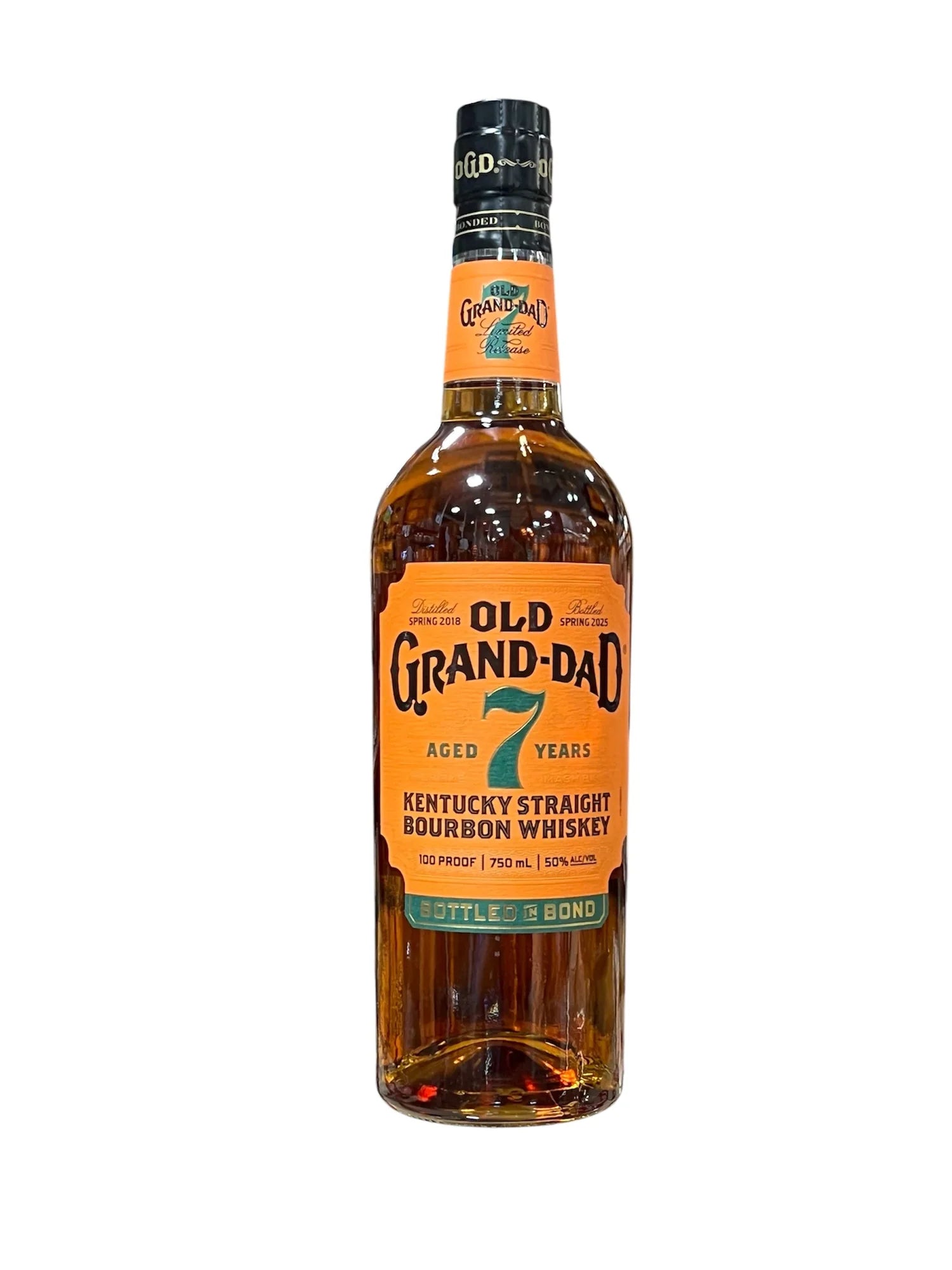 Old Grand Dad 7 Year Bottle in Bond Bourbon 750ml