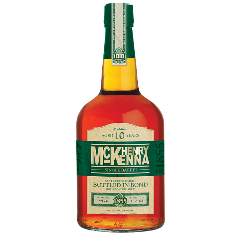 Henry Mckenna Single Barrel Bourbon 10 Years Old Bottled In Bond 100 Proof 750ml