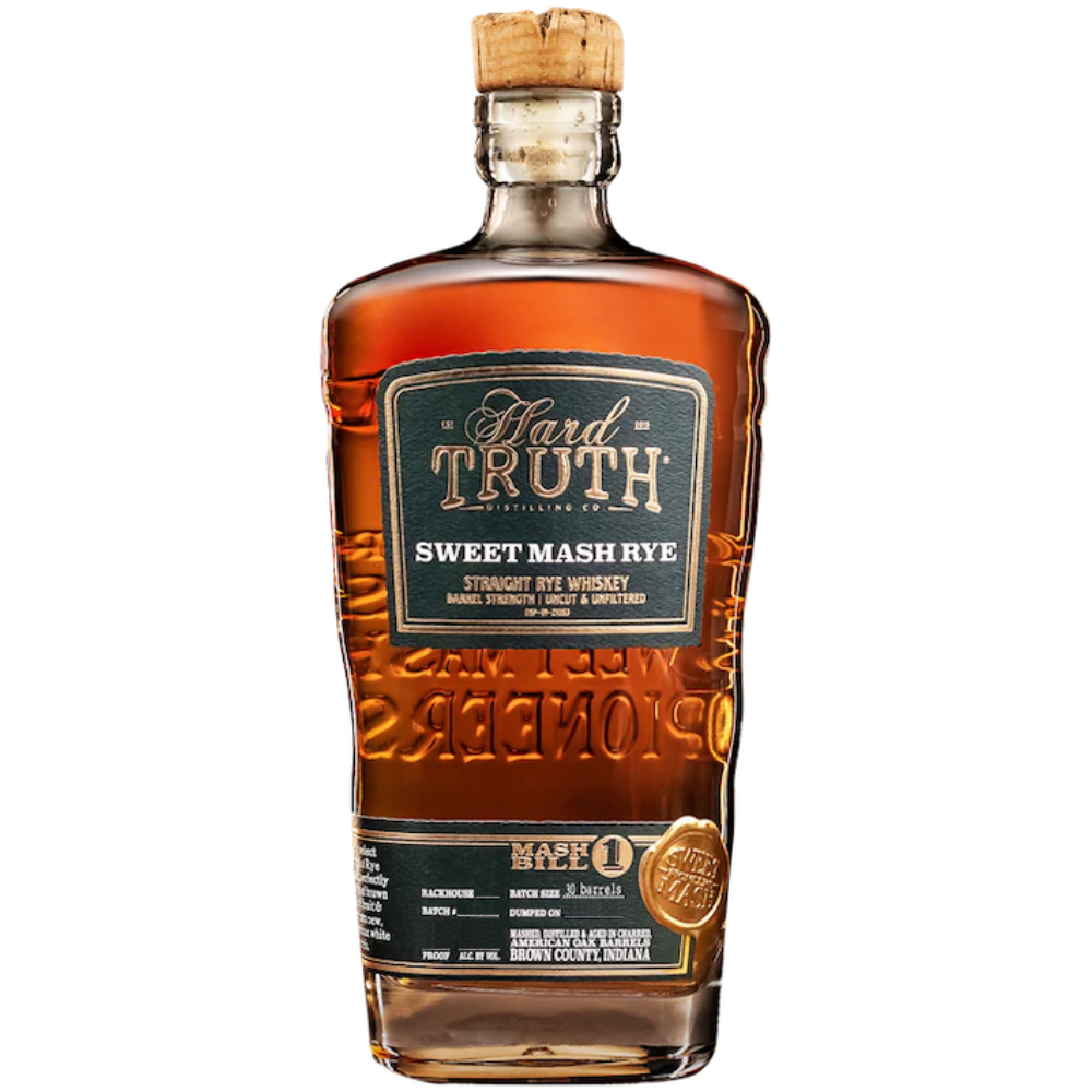 Hard Truth Straight Rye Whiskey Sweet Mash 120.6 Proof 750ml