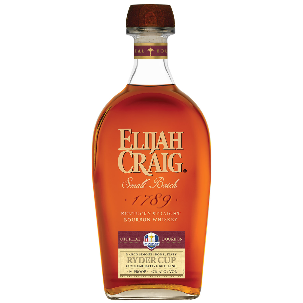 Elijah Craig Straight Bourbon Small Batch Ryder Cup Limited Edition 8 Year 94 Proof 750ml