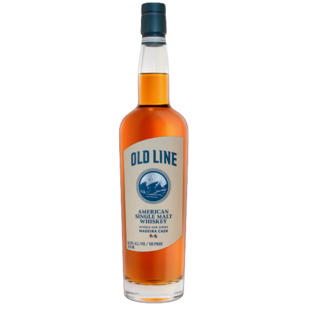 Old Line American Single Malt Whiskey Double Oak Series Madeira 4 Year 100 Proof 750ml