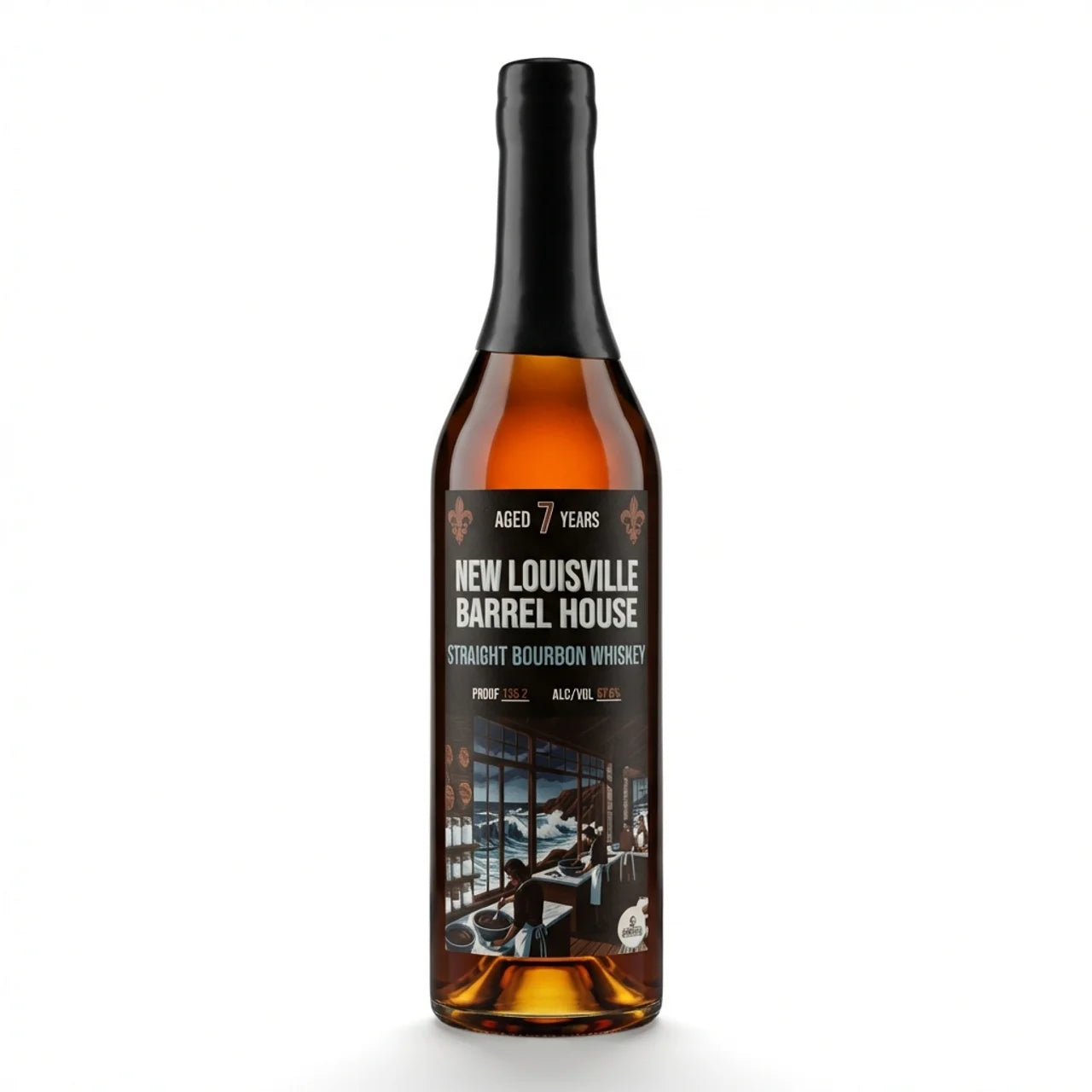 New Louisville 7 Years Old Single Barrel - Sea Salt Dark Chocolate 750ml