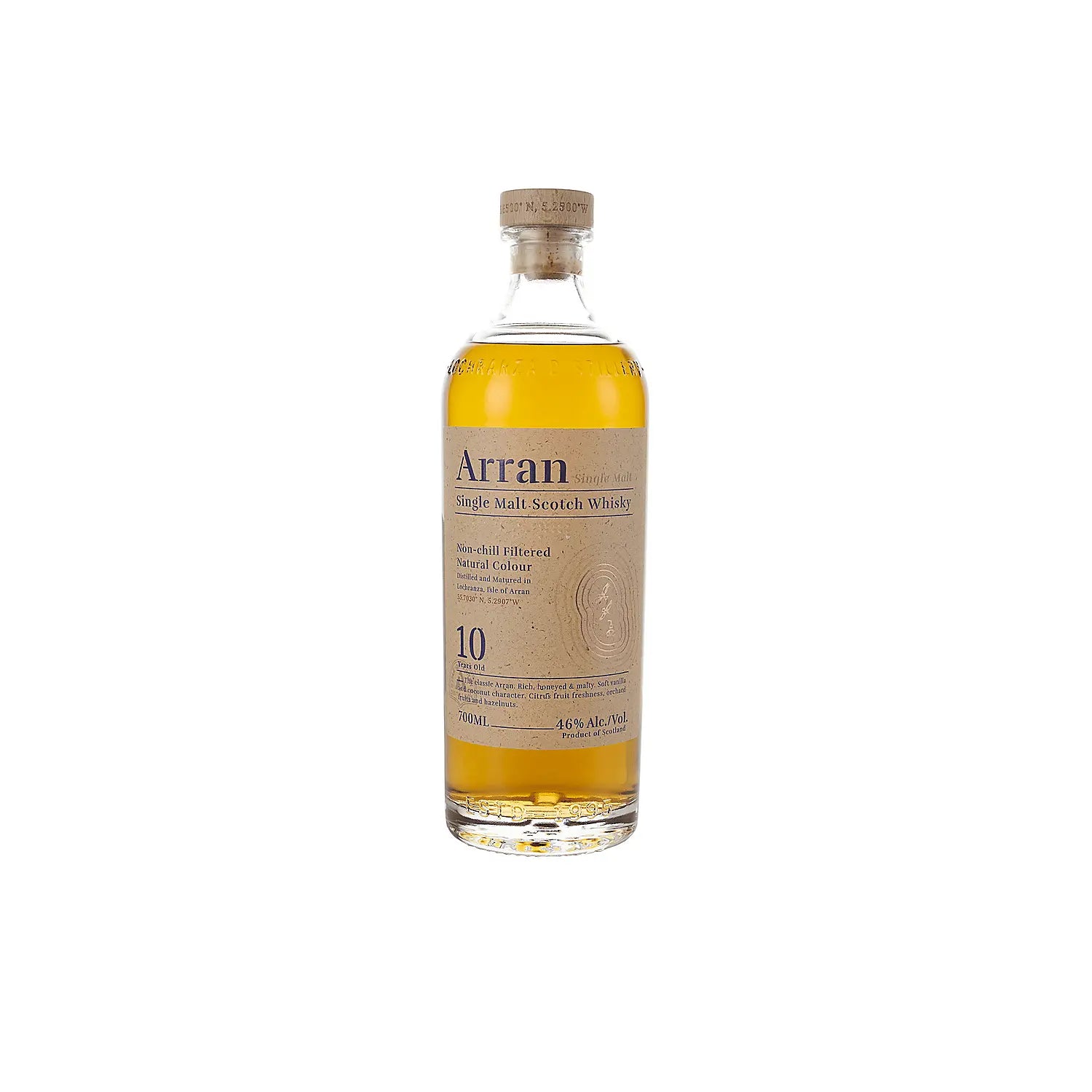 The Arran Malt Single Malt Scotch 10 Yr 92 700ml.