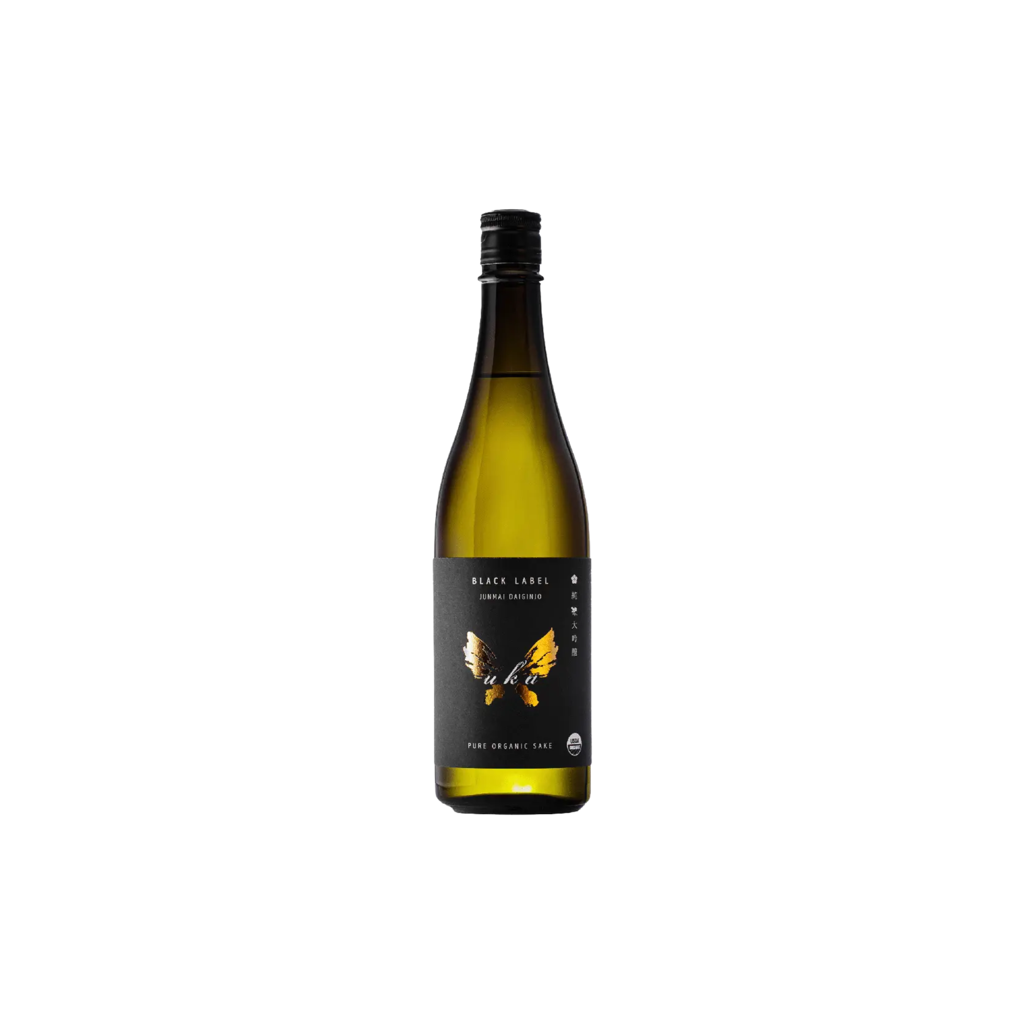 UKA Black Label Organic Junmai Daiginjo Sake (Kosher) 300ml
