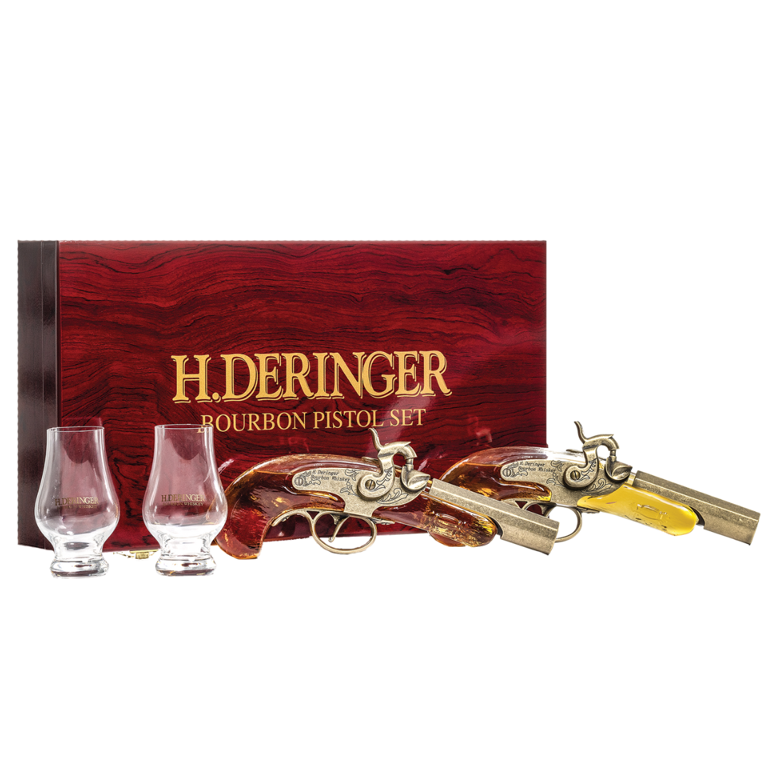 H. Deringer Bourbon Whiskey Pistol Set 200ml X 2