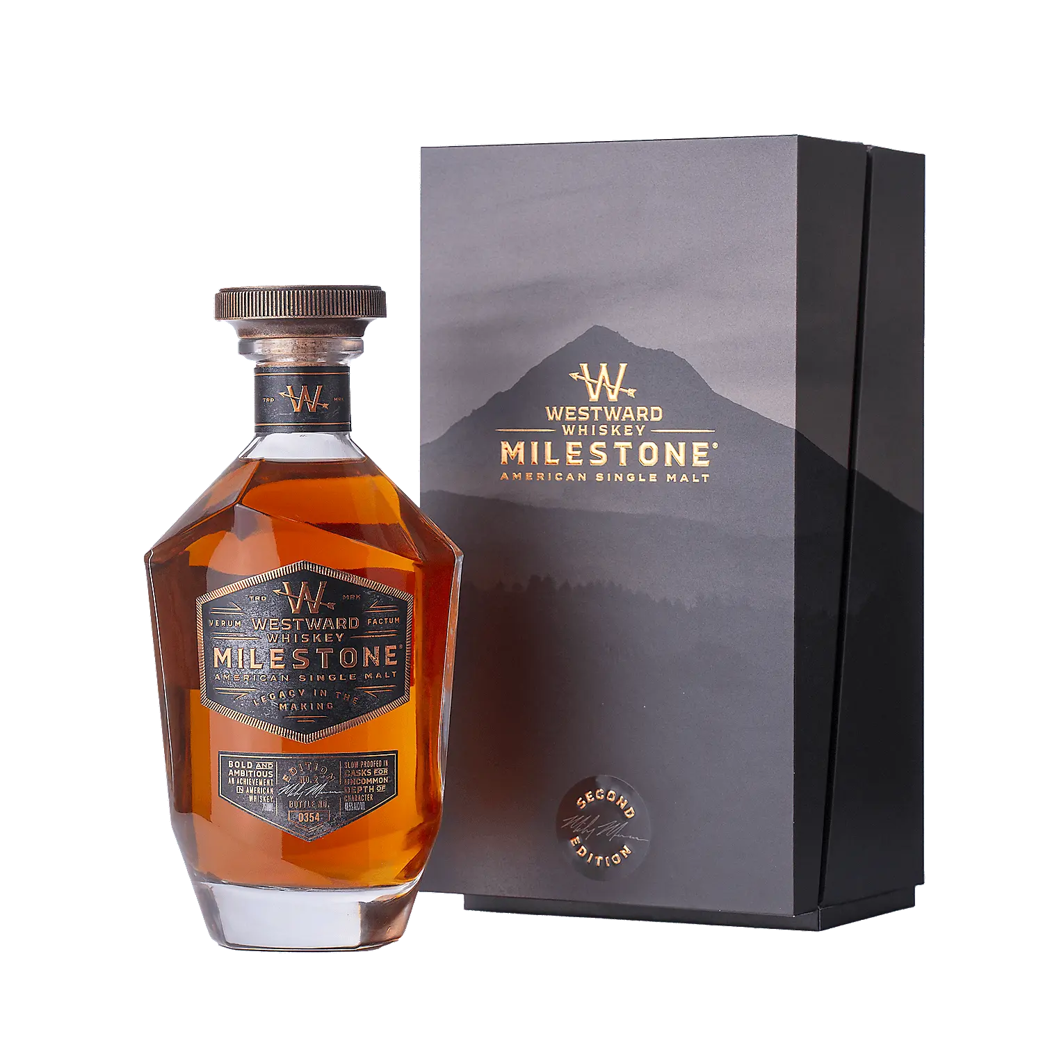 Westward Malt Whiskey Milestone 97 750ml.