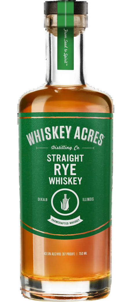 Whiskey Acres Straight Rye Whiskey 750ml