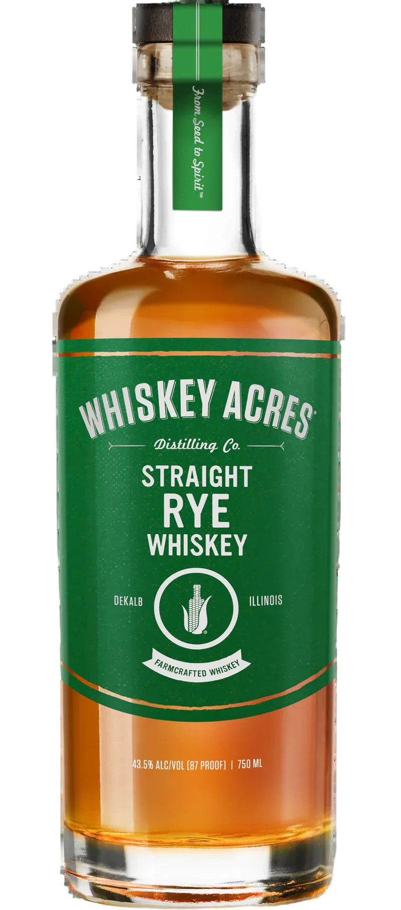 Whiskey Acres Straight Rye Whiskey 750ml