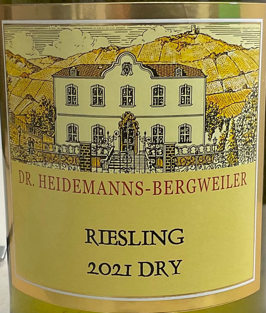Dr. Heidemanns Riesling Dry 2021 750ml