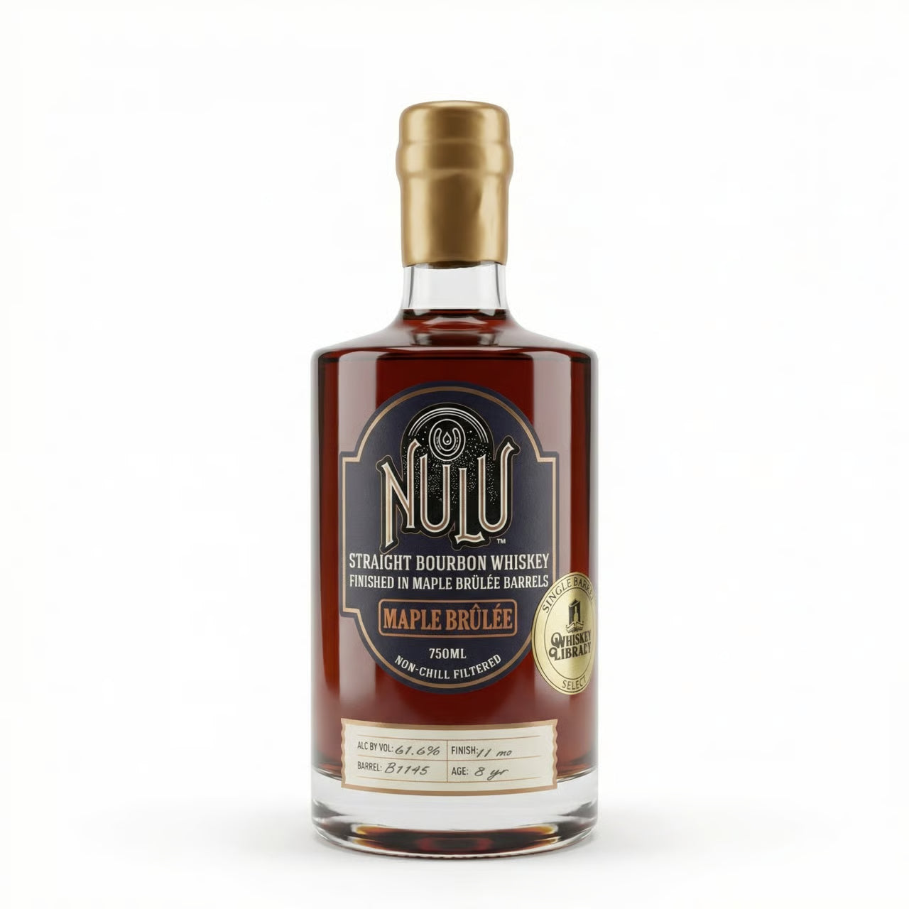 Nulu Maple Brûlée Kentucky Straight Bourbon 750ml - Whiskey Library Barrel Pick B1145