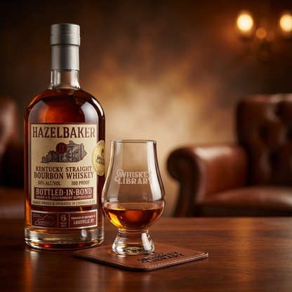 Hazelbaker 6-Year Bottle-In-Bond Kentucky Straight Bourbon Whiskey - Whiskey Library Barrel Pick #G32 750ml