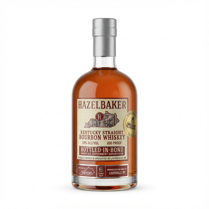 Hazelbaker 6-Year Bottle-In-Bond Kentucky Straight Bourbon Whiskey - Whiskey Library Barrel Pick #G32 750ml