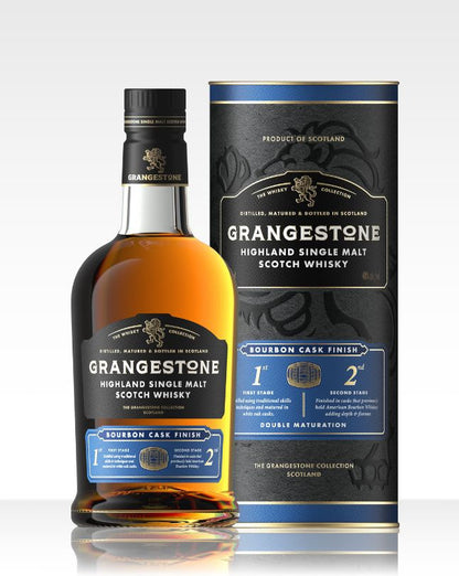 Grangestone Bourbon Cask Finish Single Malt Scotch Whisky 750ml
