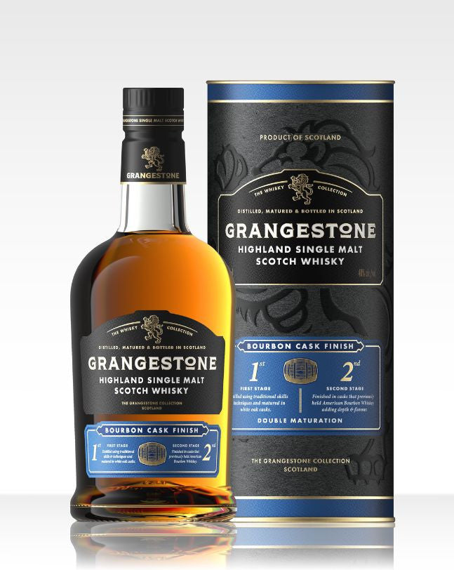 Grangestone Bourbon Cask Finish Single Malt Scotch Whisky 750ml