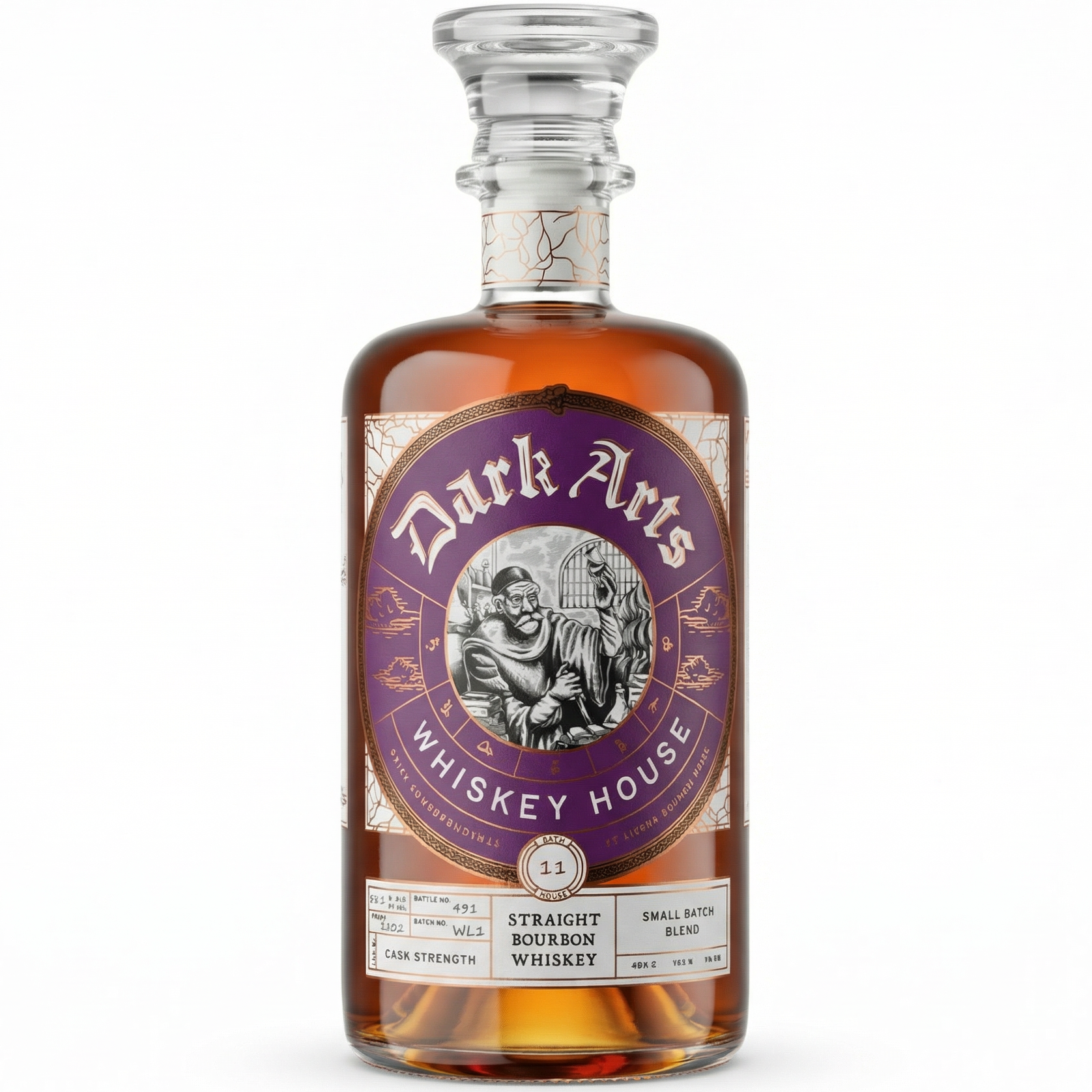 Dark Arts Whiskey House 11 Years Old  Whiskey Library 10 Barrel Blend Batch #1 750ml