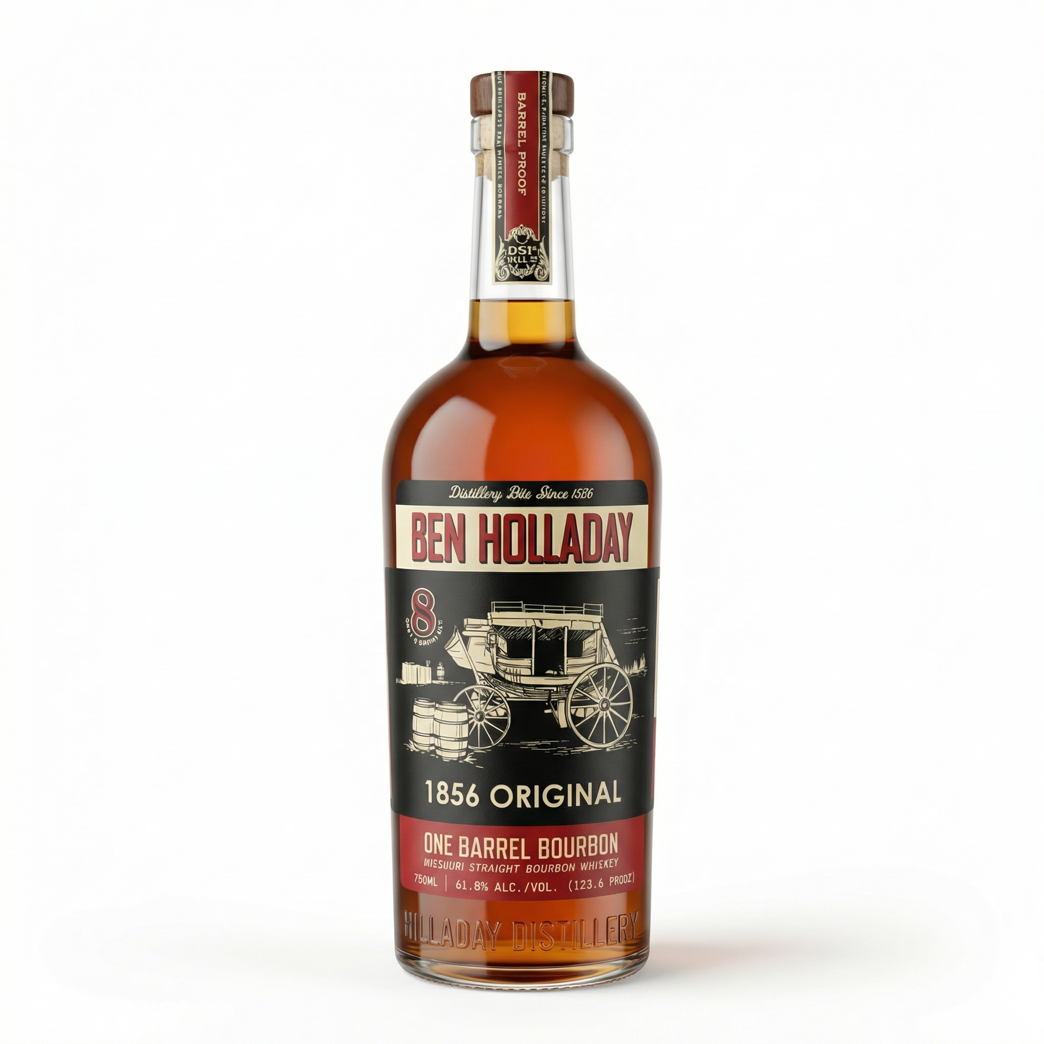 Ben Holladay 1856 Original One Barrel Bourbon 750ml